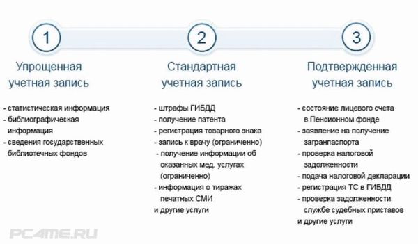 Упрощенные варианты стандартной верифицированной учетной записи