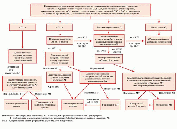Алгоритм лечения гипертонии