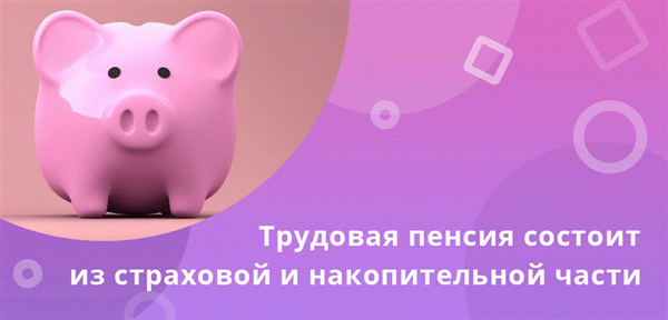 Общая пенсия работника состоит из страховой части и капитализированной части